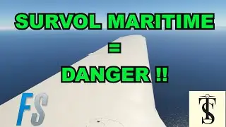 FS2020 / A2A Comanche / les dangers du survol maritime /4k