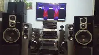 magnat all ribbon 8p & denon pma 1080r test