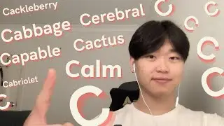 asmr "C" words are calm words | Trigger Words Ep 3