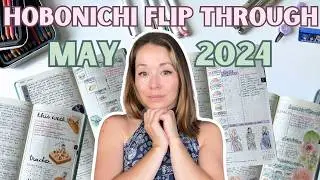Flip Through my Hobonichi Weeks - May 2024 | Some new, some old, and some reimagined layouts
