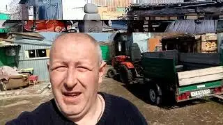 МИНИТРАКТОР УРАЛЕЦ РАЗВЕДКА В ЛЕС