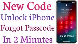 Successfully Unlock iPhone Forgot Passcode | Remove iPhone Passcode | Unlock Password Lock