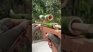 DIY - Green Bamboo Slingshots 