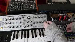MFB Tanzbar, Moog Sub Phatty & Alesis Microverb 3