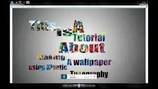How To Make Desktop Wallpaper Using Typography in Photoshop - Tutorial Video