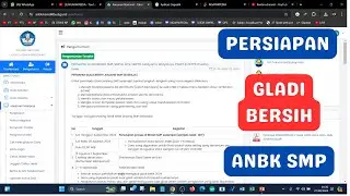 PERSIAPAN GLADI BERSIH ANBK SMP