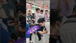 Delhi Metro Prank #shorts #metro #prank #funny #comedy
