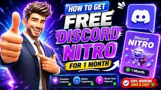 HOW TO GET 1MONTH FREE DISCORD NITRO (100% WORKING!) 2026!