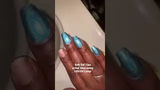 My Glue On Nails Lasted 14+ Days! #shorts #diynails #nailsathome #subscribenow