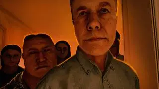 A horror movie where you check into a hotel with no LIVING people.