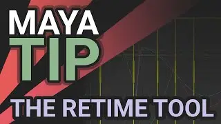 Maya Animation Tips - The Retime Tool for Graph Editor Curves