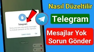Üzgünüz, şu anda yalnızca ortak kişilere mesaj gönderebilirsiniz