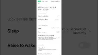 Double tap to screen on in redmi note 9 pro | Double tap to screen on |