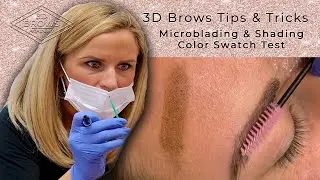 Microblading Pigment Color Swatch Test