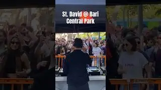 ST. DAVID @ Central Park, Bari - House Music in The Park #housemusic #stdavidmusic