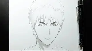 How to draw Kagami Taiga | easy anime sketch | step by step (112)
