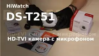 Обзор камеры HiWatch DS- T251 с микрофоном и ИК подсветкой