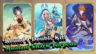 Run, Mualani Shark Torpedo Coming with childe and Xiangling deck | TCG Genshin Impact