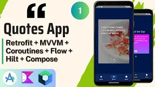 Quotes App with Jetpack Compose: MVVM, Dagger Hilt, Kotlin Flow, Retrofit | Part 1| Pixel Developer