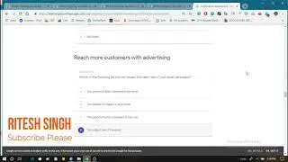 Google Garage Final Exam Answers | March 2019