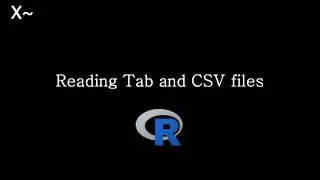 Reading in tab and csv files in R
