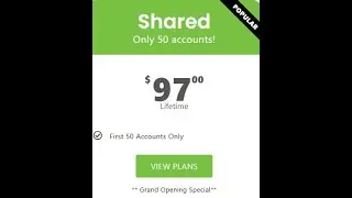 HOW TO GET WEB HOSTING FOR A ONE TIME PAYMENT $97.00 SPECIAL