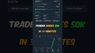 Trader makes 50 000$ in 30 minutes #shorts #crypto #binance #trading #daytrading #cryptocurrency