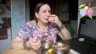 МУКБАНГ"НЕ УБИЙ"-СУПЕР СУП+САЛАТ ИЗ ПОМИДОРОВ+РЕЦЕПТ ДЛЯ ОМОЛОЖЕНИЯ-ОЧИЩЕНИЯ И ОЗДОРОВЛЕНИЯ ТЕЛА...