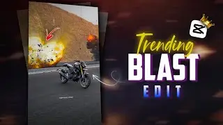 ROCKET EXPLOSION EFFECT BIKE REELS TUTORIAL - CAPCUT 🔥