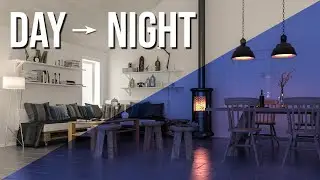 LIGHTMIX || Turn a DAY scene into NIGHT without re-rendering || V-Ray 5 3DsMax
