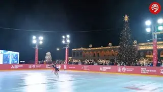 Открытие бесплатного катка на Северном речном вокзале.