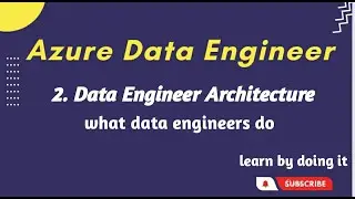 2. Data Engineer Architecture | Role of data engineer | Azure Data Engineer Playlist