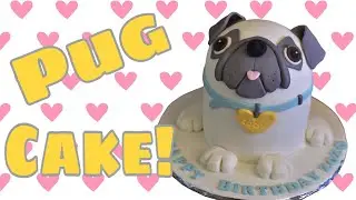 Easy, Fast Pug cake!! #dogcake #easydogcake #pugcake