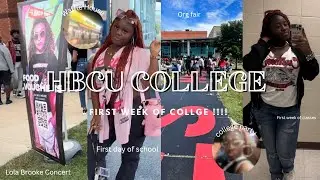 HBCU VLOG| FIRST WEEK OF SCHOOL| mini tour, Org Fair, & partying at Delaware state university