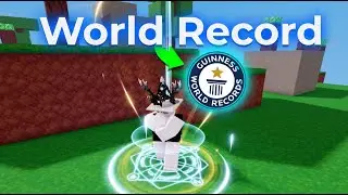 I got A Second WORLD RECORD in Roblox Bedwars..