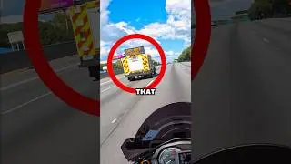 Ambulance Tells Biker Not To Overtake 