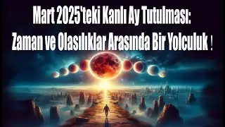 Mart 2025'teki Kanlı Ay Tutulması Zaman ve Olasılıklar Arasında Bir Yolculuk