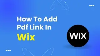 How To Add Pdf Link In Wix Step By Step Tutorial
