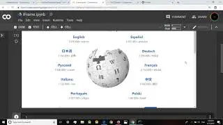 access wikipedia in google colab