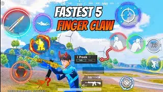 Fastest 5 finger claw Control Code 🚀& 0 Recoil Sensitivity in BGMI/ pubg mobile