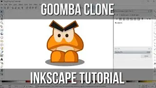 How to draw a Goomba clone - Inkscape tutorial