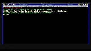 The Billy Project - Vintage Artificial Intelligence Project 1999