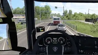 Realistic Driving of a Scania  S580 Truck | Scania POV |
