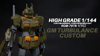 Gundam Custom Build : HG GM Turbulance Custom