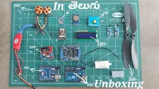 Unboxing of Electronic Components | In Telugu | Cheap Price | RLR Inventions