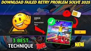 😍 DOWNLOAD FAILED RETRY PROBLEM SOLVE | FF DOWNLOAD FAILED RETRY | ERROR DOWNLOAD FAILED RETRY SOLVE