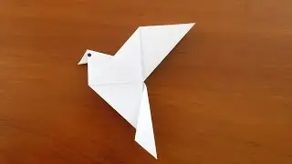 bird dove origami diagram for beginner. Origami paper