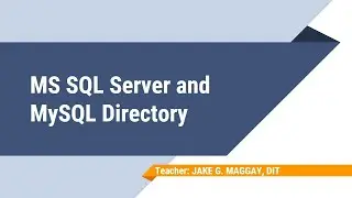 MS SQL Server and MySQL Directory