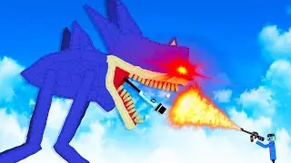 We Get Eaten by Shin Sonic in People Playground!
