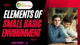 Small Basic Environment 🎋 and its Elements